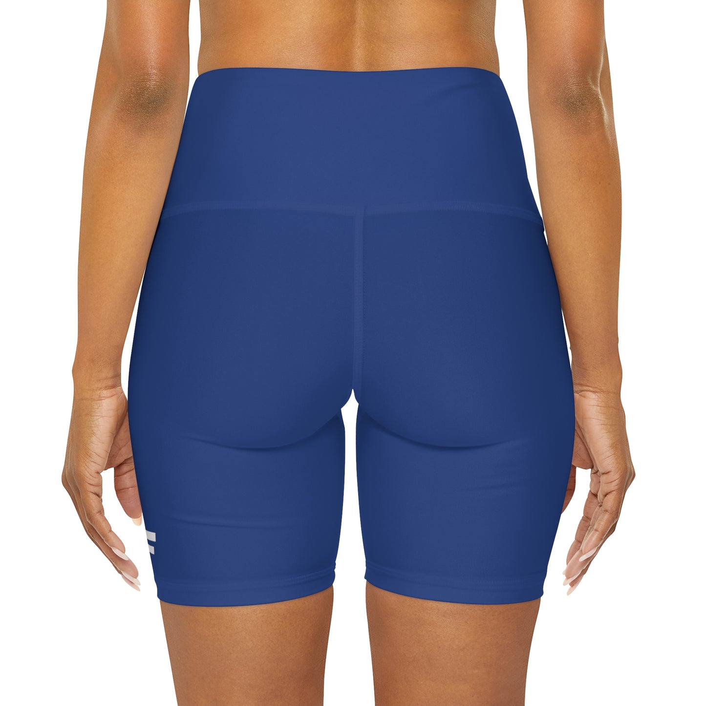 PGxSF Blue High Waisted Yoga Shorts