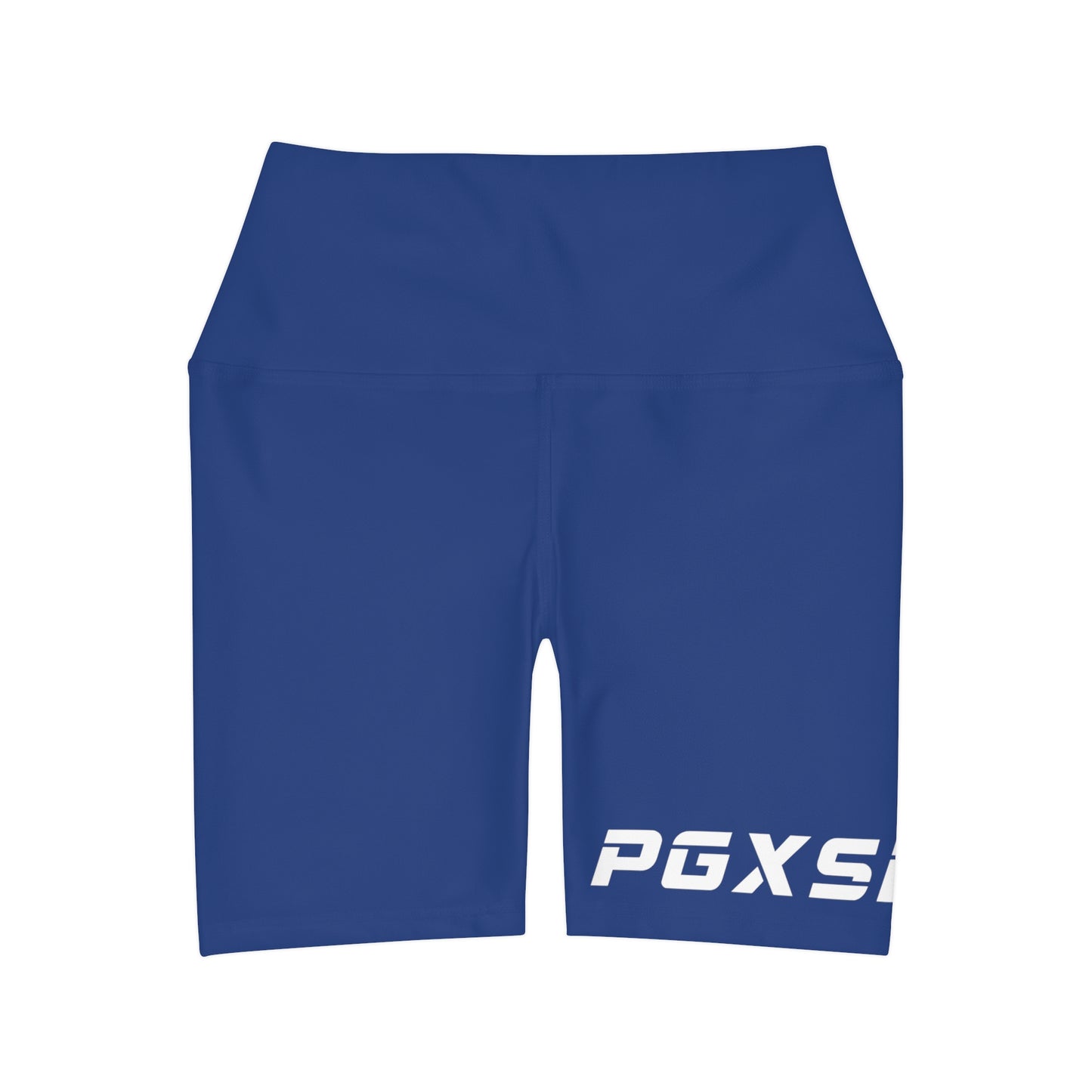 PGxSF Blue High Waisted Yoga Shorts