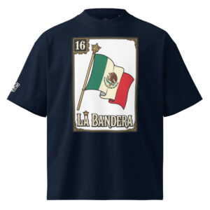 La Bandera - Malandro Loteria shirt (french navy, front)