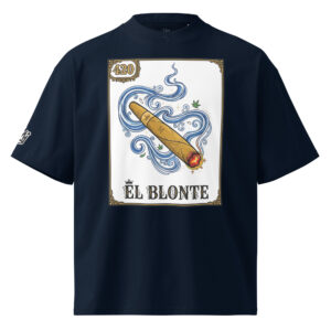 El Blonte - Malandro Loteria shirt (french navy, front)